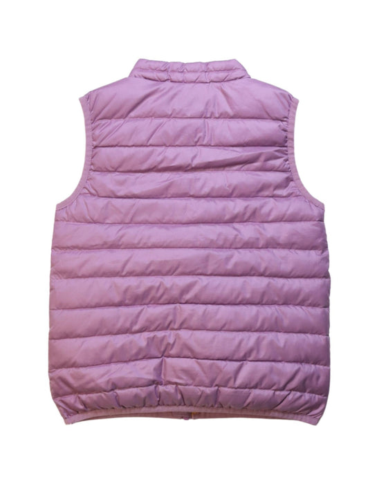 A Pink Vests from Patagonia in size 4T for girl. (Back View)