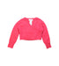 A Pink Cardigans from Jacadi in size 6T for girl. (Front View)