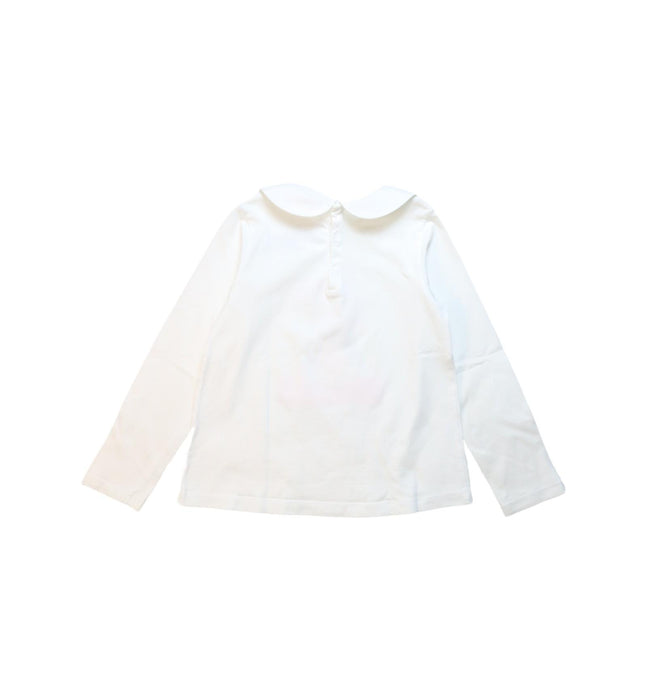 A White Long Sleeve Tops from Jacadi in size 8Y for girl. (Back View)