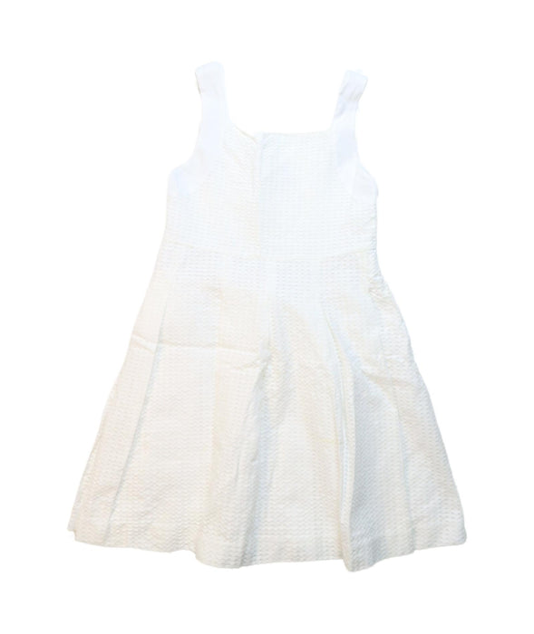 A White Sleeveless Dresses from Jacadi in size 6T for girl. (Front View)