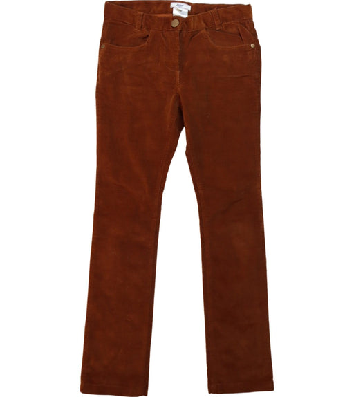A Brown Casual Pants from Jacadi in size 8Y for girl. (Front View)