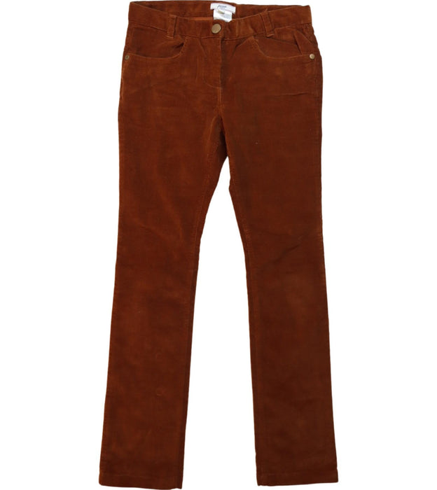 A Brown Casual Pants from Jacadi in size 8Y for girl. (Front View)