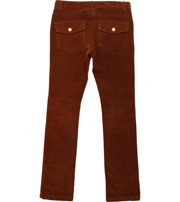 A Brown Casual Pants from Jacadi in size 8Y for girl. (Back View)