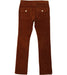 A Brown Casual Pants from Jacadi in size 8Y for girl. (Back View)