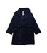 A Navy Bathrobes from Jacadi in size 8Y for neutral. (Front View)