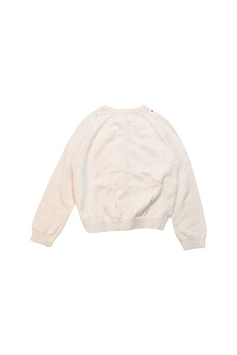 A Beige Cardigans from Velveteen in size 3T for girl. (Back View)