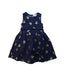 A Navy Sleeveless Dresses from Boden in size 6T for girl. (Front View)