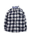 A Blue Long Sleeve Shirts from Petit Bateau in size 4T for boy. (Front View)