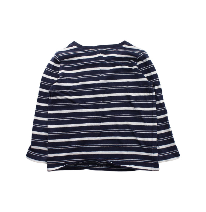 A Blue Long Sleeve T Shirts from Seed in size 5T for boy. (Back View)