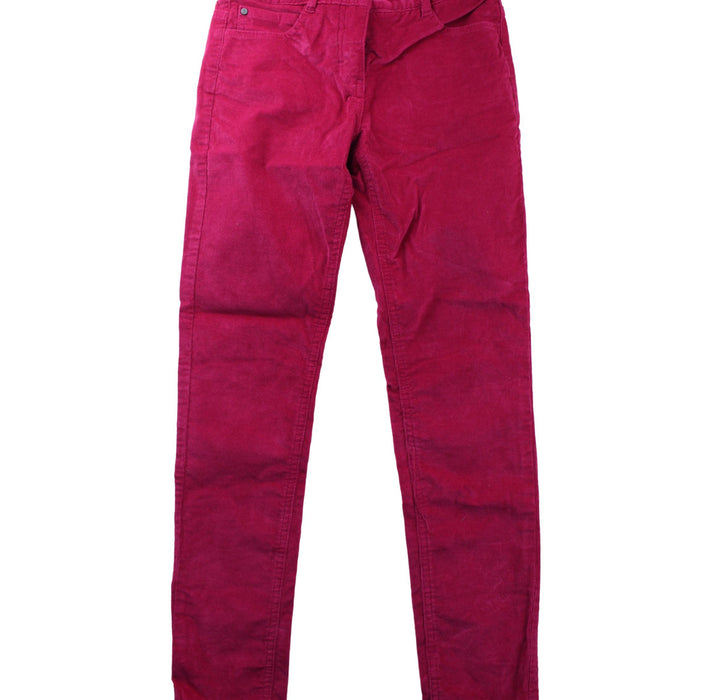 A Red Casual Pants from Jacadi in size 10Y for girl. (Front View)