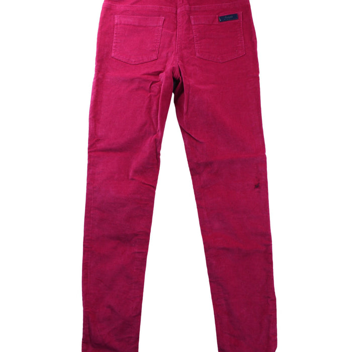 A Red Casual Pants from Jacadi in size 10Y for girl. (Back View)