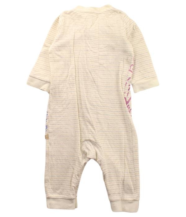 A Beige Long Sleeve Jumpsuits from CIGOGNE Bébé in size 3-6M for boy. (Back View)