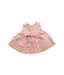 A Pink Dress Sets from Jacadi in size 0-3M for girl. (Front View)