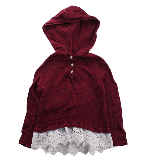 A Red Sweater Dresses from Abercrombie & Fitch in size 3T for girl. (Front View)