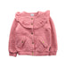 A Pink Cardigans from Polarn O. Pyret in size 3T for girl. (Front View)