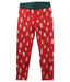 A Red Leggings from Moody Tiger in size 2T for girl. (Front View)