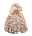 A Beige Lightweight Jackets from Petit Main in size 18-24M for girl. (Front View)