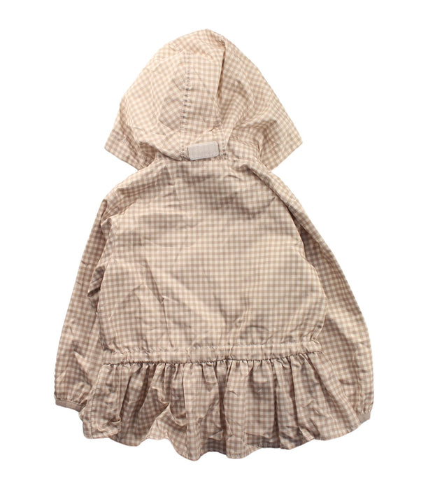 A Beige Lightweight Jackets from Petit Main in size 18-24M for girl. (Back View)