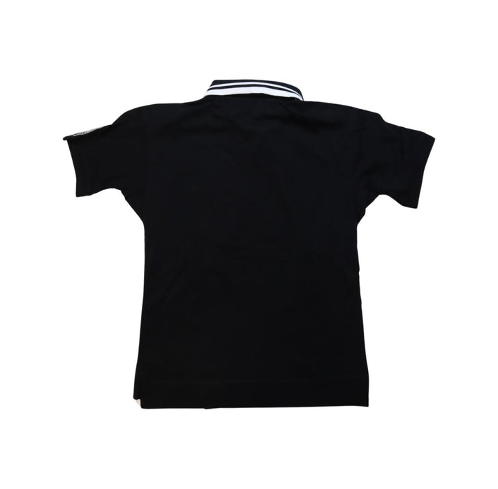 A Black Short Sleeve Polos from Burberry in size 10Y for boy. (Back View)