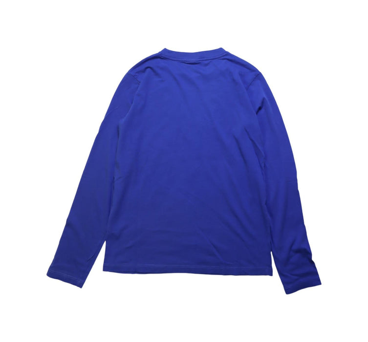 A Blue Long Sleeve T Shirts from Crewcuts in size 12Y for boy. (Back View)