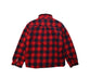 A Red Long Sleeve Shirts from Petit Bateau in size 12Y for boy. (Back View)