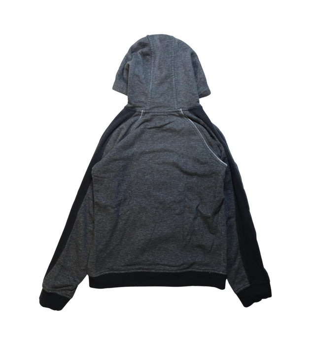 A Grey Hooded Sweatshirts from Armani in size 12Y for boy. (Back View)