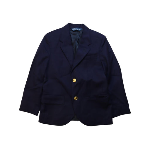 A Navy Blazers from Polo Ralph Lauren in size 6T for boy. (Front View)