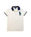 A White Short Sleeve Polos from Polo Ralph Lauren in size 8Y for boy. (Front View)