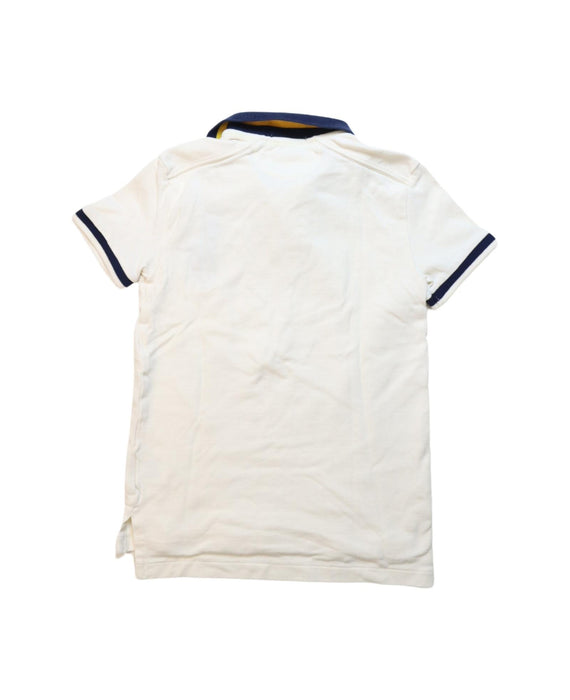 A White Short Sleeve Polos from Polo Ralph Lauren in size 8Y for boy. (Back View)