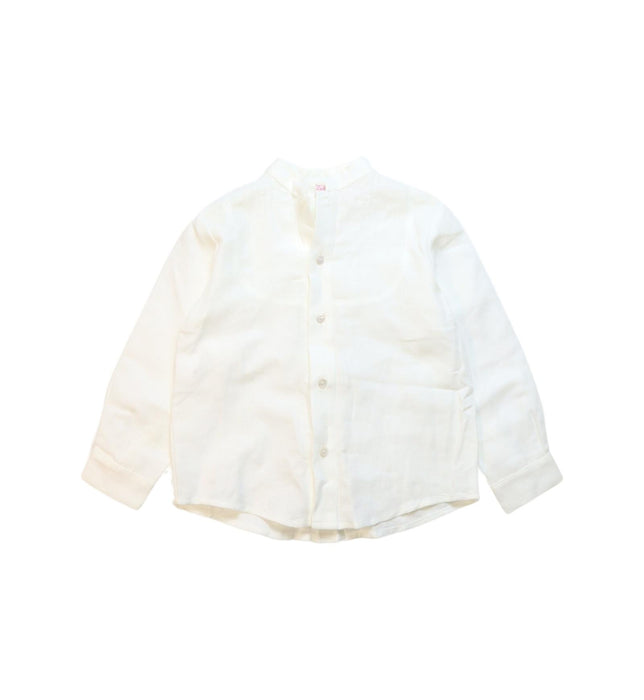 A White Long Sleeve Tops from La Coqueta in size 3T for neutral. (Front View)