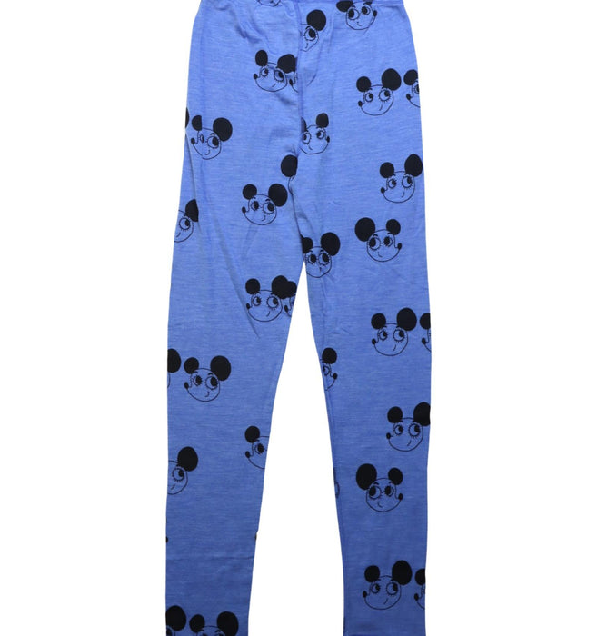 A Blue Leggings from Mini Rodini in size 10Y for girl. (Back View)