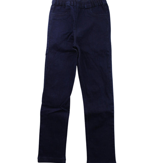 A Blue Jeans from Petit Bateau in size 6T for boy. (Front View)