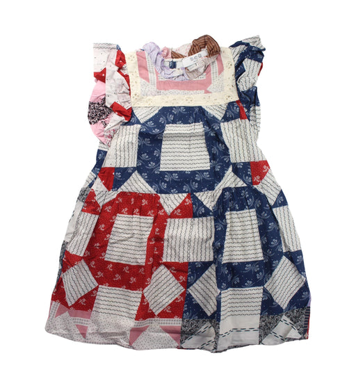 A Multicolour Short Sleeve Dresses from Sea New York in size 6T for girl. (Front View)