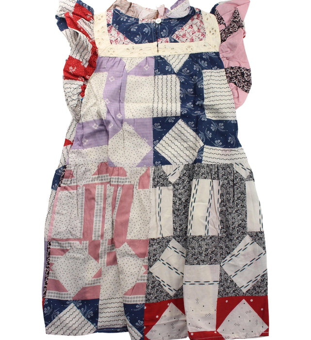 A Multicolour Short Sleeve Dresses from Sea New York in size 6T for girl. (Back View)