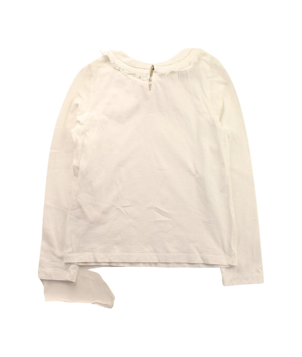 A White Long Sleeve Tops from Scotch & Soda in size 6T for girl. (Back View)
