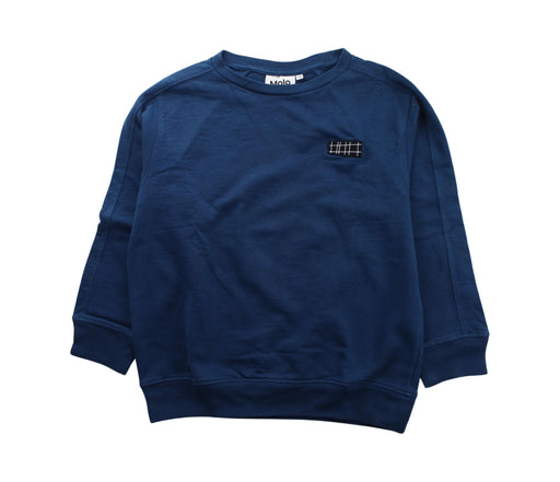 A Blue Crewneck Sweatshirts from Molo in size 8Y for boy. (Front View)