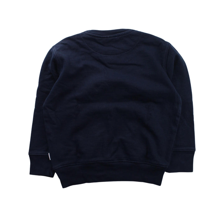 A Blue Crewneck Sweatshirts from Molo in size 6T for boy. (Back View)