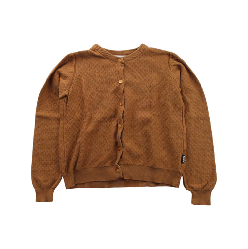 A Brown Cardigans from Molo in size 5T for girl. (Front View)