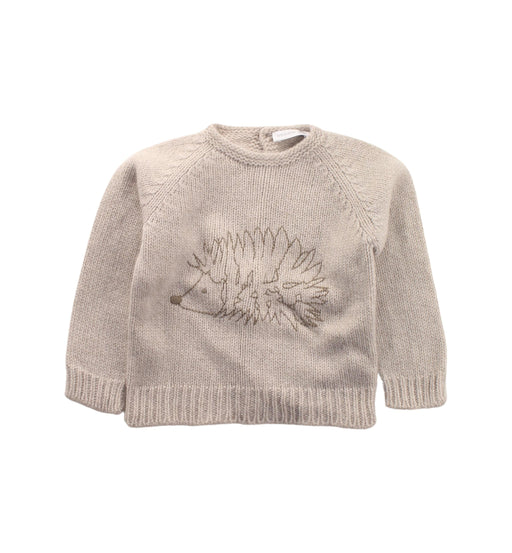 A Beige Knit Sweaters from Wedoble in size 3-6M for girl. (Front View)