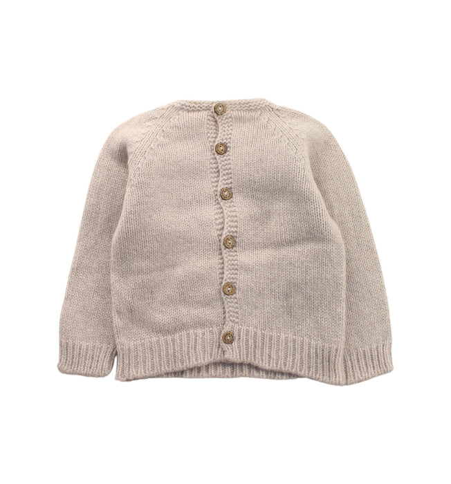 A Beige Knit Sweaters from Wedoble in size 3-6M for girl. (Back View)