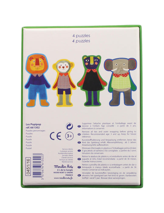 A Green Board Games & Puzzles from Moulin Roty in size O/S for neutral. (Back View)