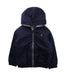 A Blue Puffer/Quilted Jackets from Petit Bateau in size 4T for boy. (Front View)