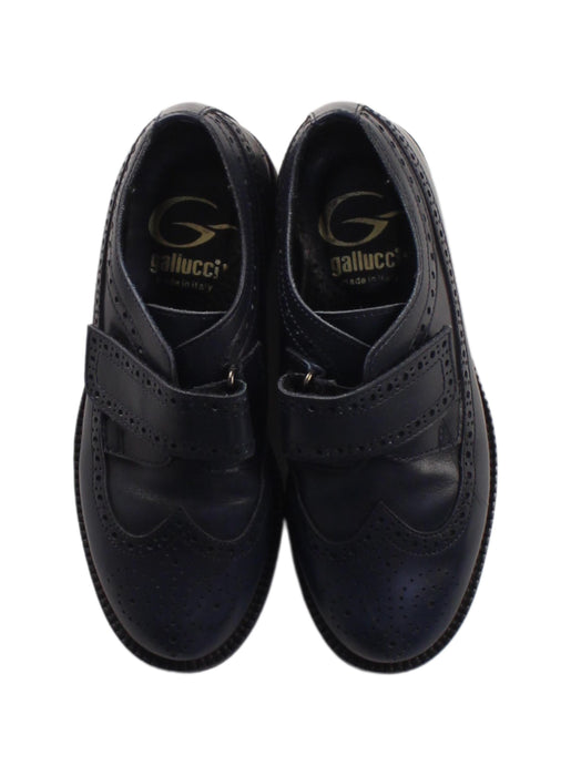 A Black Dress Shoes from Gallucci in size 7Y for boy. (Back View)