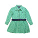 A Green Long Sleeve Dresses from Polo Ralph Lauren in size 3T for girl. (Front View)