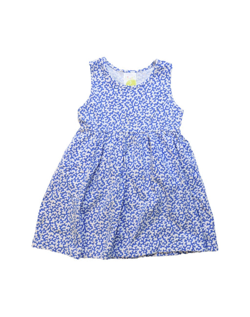 A Blue Sleeveless Dresses from Jim Thompson in size 3T for girl. (Front View)
