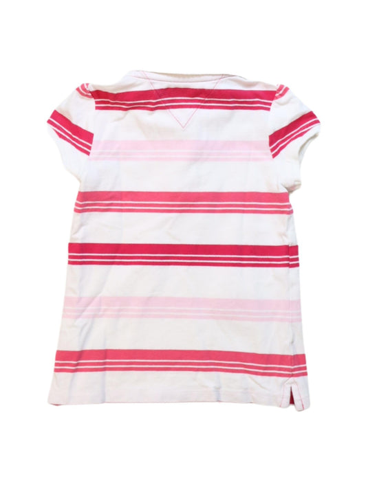 A Multicolour Short Sleeve Polos from Tommy Hilfiger in size 4T for girl. (Back View)