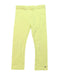 A Yellow Leggings from Tommy Hilfiger in size 3T for girl. (Front View)