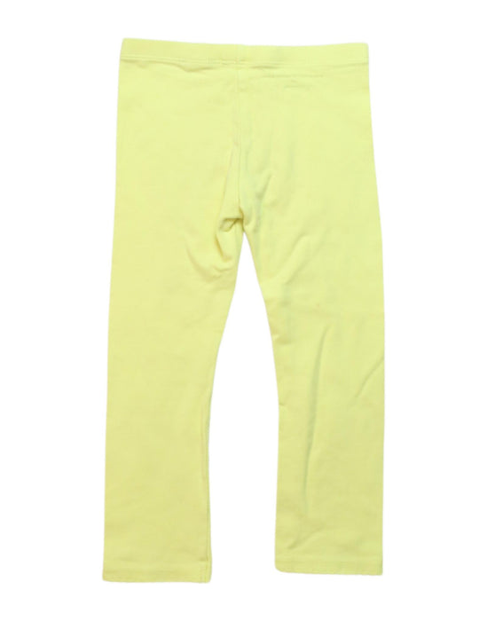 A Yellow Leggings from Tommy Hilfiger in size 3T for girl. (Back View)