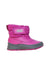 A Pink Winter Boots from UGG in size 4T for girl. (Front View)