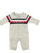 A Grey Long Sleeve Jumpsuits from Tommy Hilfiger in size 3-6M for neutral. (Front View)